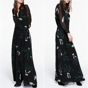 Ba&sh Reda Kimono Robe Maxi Dress XS